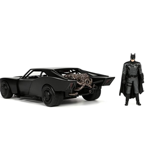 اسباب بازی ماشین فلزی بتموبیل و فیگور فلزی بتمن با مقیاس 1:24 Batman and Batmobile_اسباب بازی